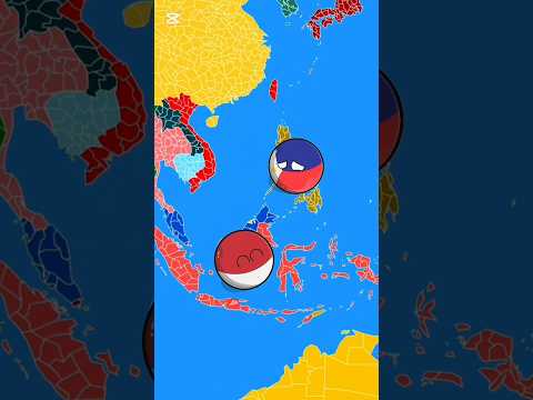 “Philippines 🇵🇭 Hated by Everyone, Loved by One 🇮🇩❤️” #countryballs