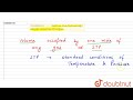 Gas Laws and Molar Volume Concepts