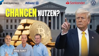 Goldene Zeiten eingeläutet - folgt auch Bitcoin? Rheinmetall, EURUSD, Silber, Brent ÖL, Allianz