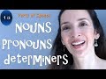 Exploring Nouns, Pronouns, and Determiners in English Grammar