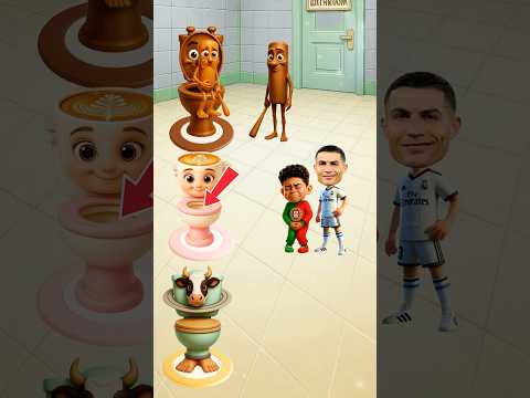 ¿Ronaldo encontrará un RETRETE 😱💩?-Ronaldo🐐,Messi🥶,Balerina Capuchina💃,Tung Tung sahur 🏏🔥.