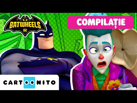 🦇 TOP 5 🦇 Batman vs. Joker | BatRoți | Desene animate pentru copii | Cartoonito