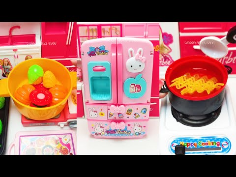 Satisfying with Unboxing & Review Miniature Kitchen Set Toys Cooking Video | ASMR Videos no music