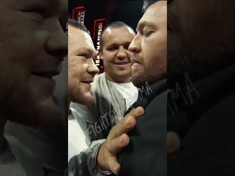 Петр ЯН - Конор Макгрегор / Что Конор сказал Петру Яну? / Битва взглядов | FightSpace MMA