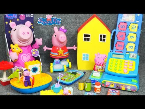 11 Minutes Satisfying with Unboxing Peppa Pig Playset, Cash Register Collection ASMR | Review Toys