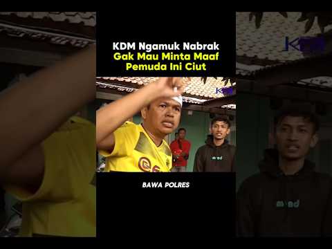 Kang Dedi Mulyadi Ngamuk Ada Orang Nabrak Gak Mau Minta Maaf Lalu Motor-Nya Mau Di Angkut #kdm