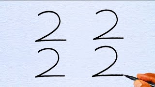 How to draw Lord Ganesh from Number 2222 |ganesh chaturthi drawing |Ganpati drawing |Numbe drawing 