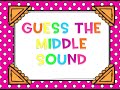 Identifying Middle Sounds in Words