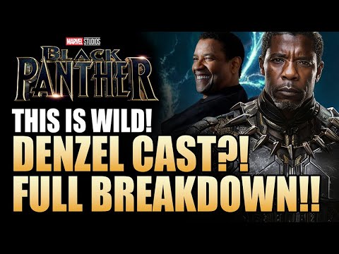 INSANE NEWS! Denzel Washington CONRIMED For Black Panther 3!