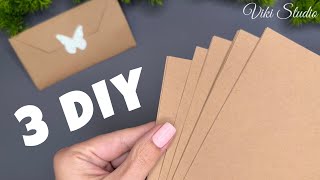 3 DIY 💌 How to make Easy Paper Envelope Paper Craft Ideas Origami