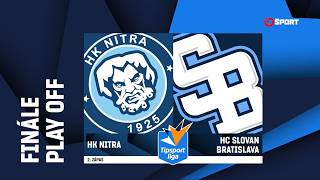 2. zápas finále play-off: HK Nitra - HC Slovan Bratislava 2:7