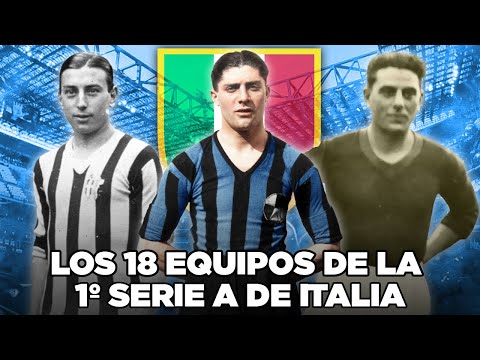 ¿QUÉ FUE de los 18 EQUIPOS FUNDADORES de la SERIE A? 🇮🇹​