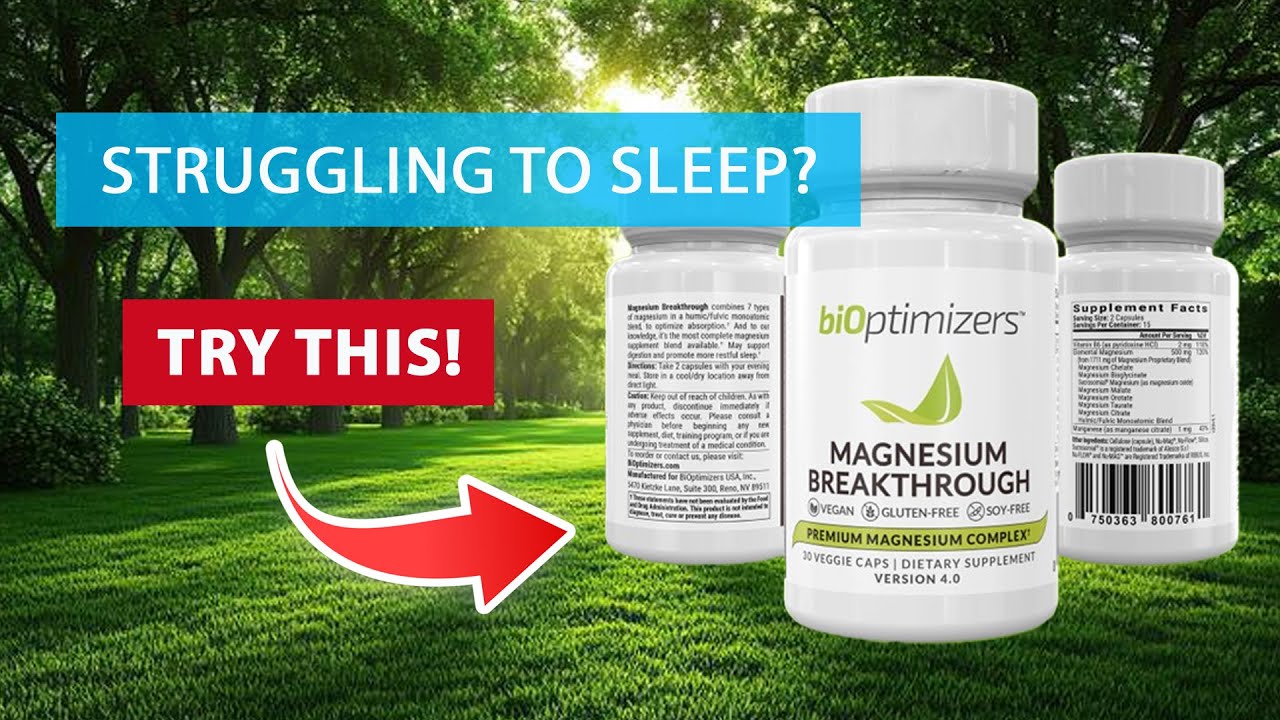 🌙 I Slept Like a Baby After This! 😴 | Magnesium Breakthrough Honest Review 🔥