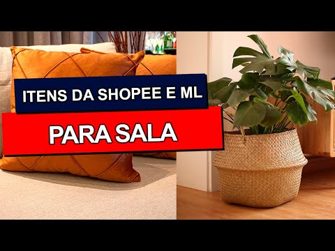 Deixe sua sala chique com itens da SHOPPE E MERCADO LIVRE de até  R$100,00