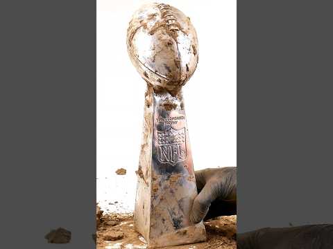 Cleaning The Dirtiest Super Bowl Trophy Ever!