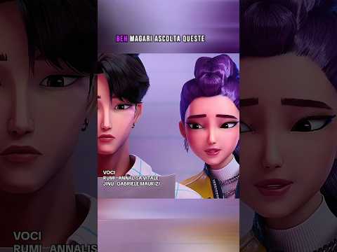 Una fan dà il suo disegno a Jinu🎙️Rujinu Doppiaggio fatto da noi❤️ #kpopdemonhunters #rujinu #kpop