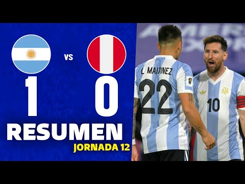 ARGENTINA vs PERÚ (1-0) | RESUMEN y GOLES DEL PARTIDO | Eliminatorias Sudamericanas