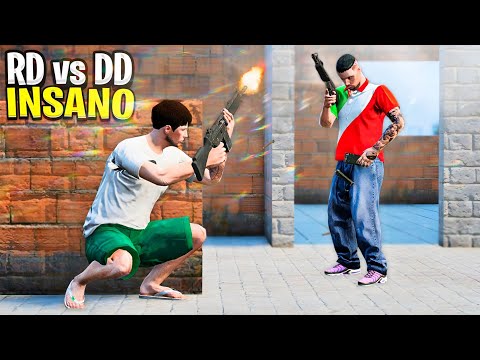 O BONDE SE SEPAROU, CONFRONTO INSANO NA FAVELA DA MARÉ no GTA 5