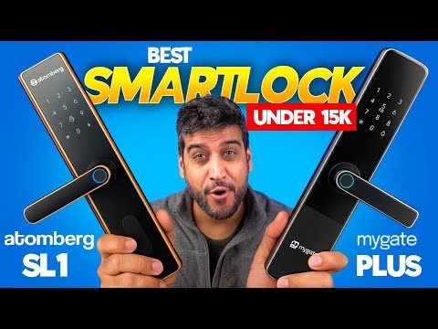 Best Smart Door Lock Under ₹15,000? ⚡️ Atomberg SL1 vs MyGate Plus Honest Comparison!