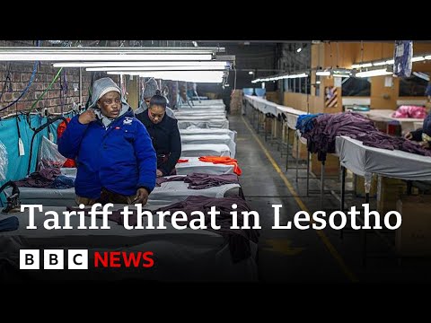 YouTube video thumbnail: Lesotho Factory That Made Trump Golf Shirts hit Hard by US Tariffs