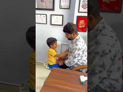 Look who’s the doctor today!? #cute #doctor #sweet #boy #shots #vaccination