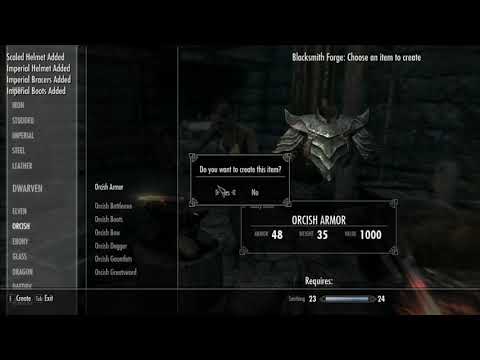 skyrim crafting materials codes