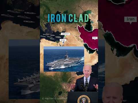 US deployed 12 warships to defend ISRAEL #shorts