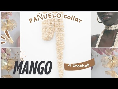 El pañuelo a crochet de Mango (15 euros) hecho por ti con un solo ovillo 🎁🪻 SUPER FACIL!