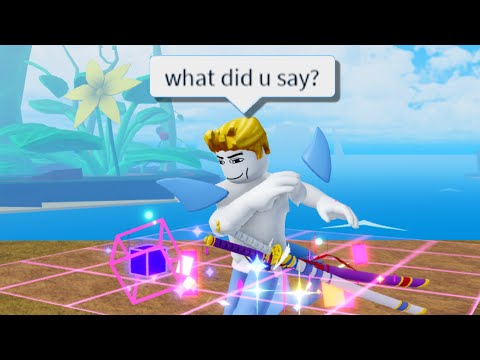 Trolling Toxic Kid with Creation Fruit (Blox Fruits)
