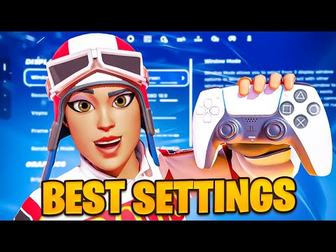 *NEW* BEST Fortnite Controller Settings + Sensitivity for Chapter 6! (PS4/PS5/Xbox/PC)