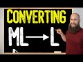 Converting Milliliters to Liters