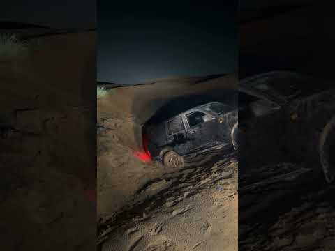 Land Cruiser on desert 😳🤯#offroad #offroading #trending