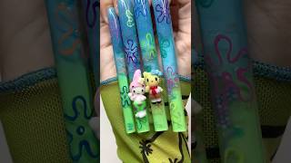 SpongeBob Sanrio Nails! 🧽💦👀 Would you wear these!? #nailart #aquanails @AliciaTheNailDoctor