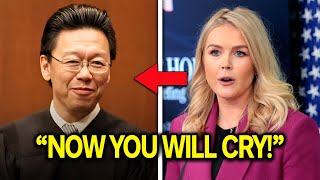 Judge Edward Chen LAUGHS at Karoline Leavitt in Court - What She Did Next Shocked Everyone!