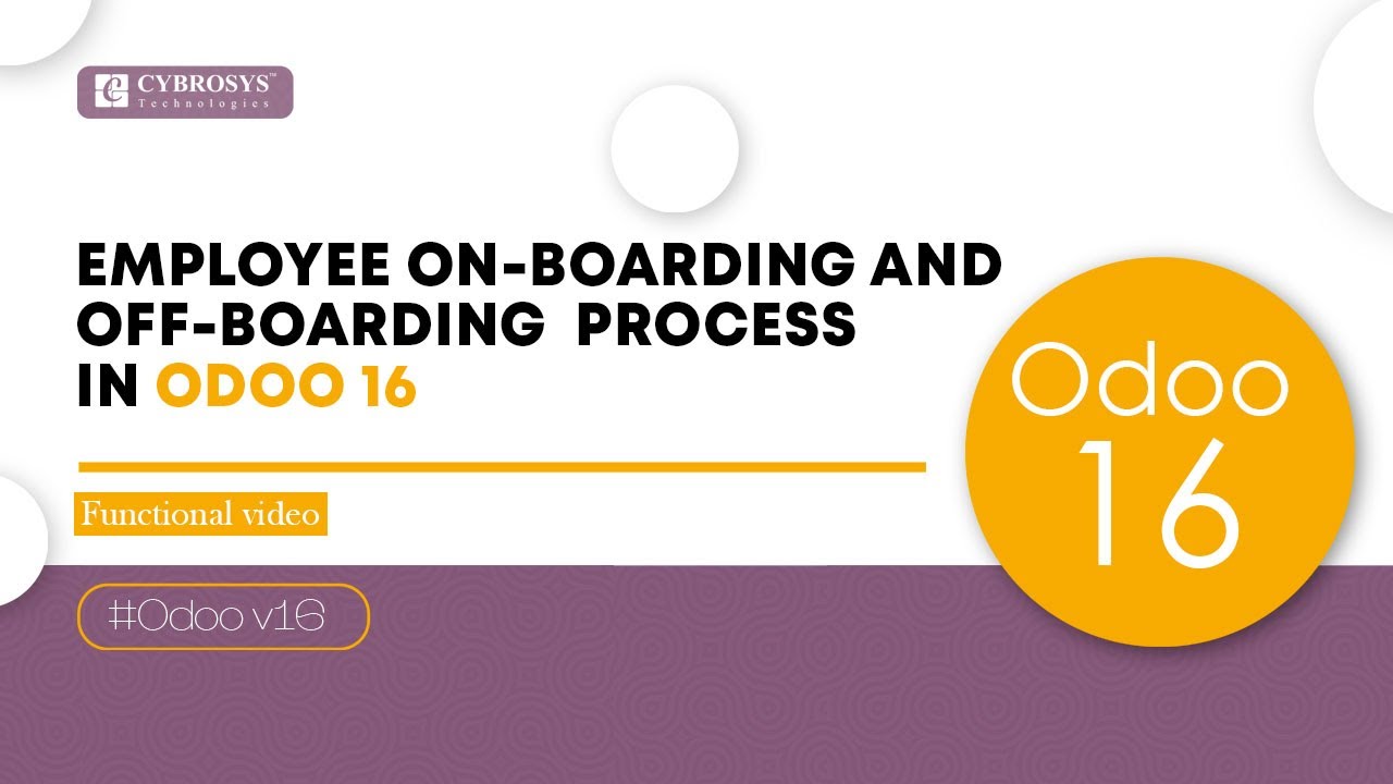 How to Setup Offboarding & Onboarding in Odoo 16 Employee App | Odoo 16 Videos | 18.09.2023

When employing new employees and letting them exit a company, an organized procedure should be followed. On the one hand, ...