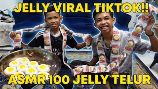 JELLY VIRAL TIKTOK!! ASMR 100 JELLY TELUR!!