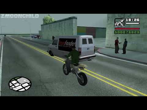 Outrider starting with a 4 Star Wanted Level - Syndicate mission 5 - GTA San Andreas