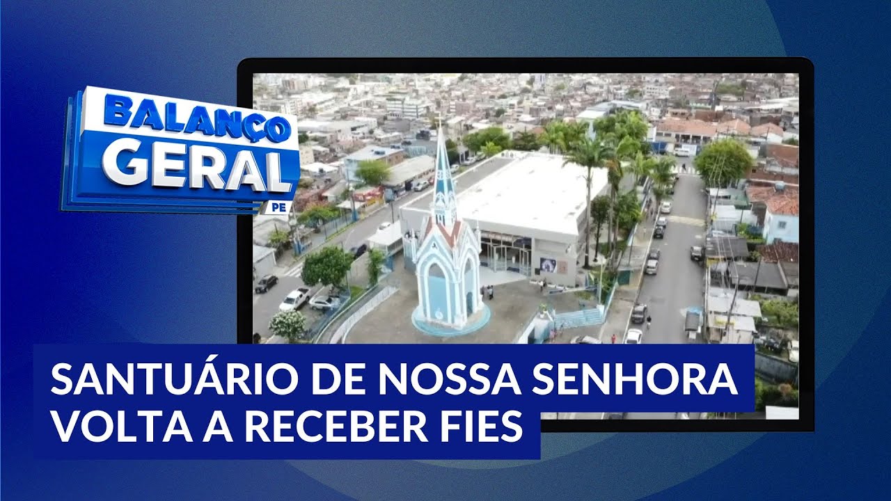 Após reconstrução do teto, Santuário de Nossa Senhora volta a receber fies nesta segunda (25)