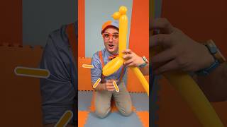 Don't POP the Balloon 🎈🦒ANIMAL Blippi! Silly DIY for Kids! #shorts