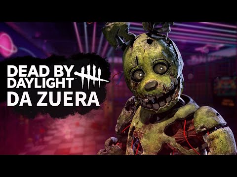 SPRINGTRAP caçando geral no DEAD BY DAYLIGHT DA ZUERA!