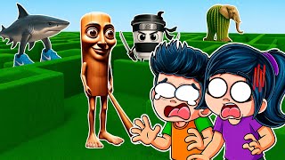 ESCAPA DEL LABERINTO IMPOSIBLE DE LOS ITALIAN BRAINROT EN ROBLOX | ITALIAN BRAINROT ROBLOX | ADRI SF