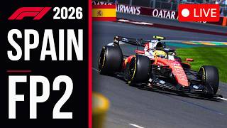 🔴F1 LIVE - SPAIN FP2 - Commentary + Live Timing (BARCELONA)