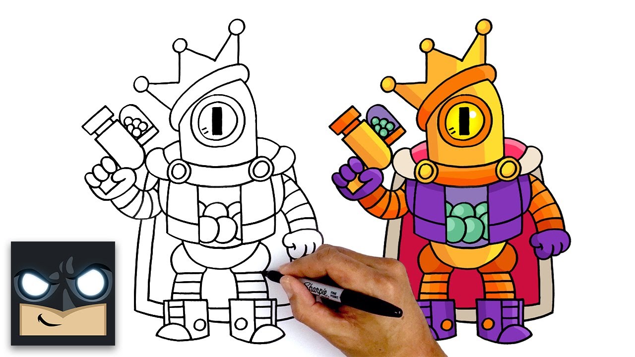 How To Draw Brawl Stars - Loaded Rico