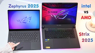 The Ultimate Portable Gaming Beasts : Asus ROG Strix 2025 and Zephyrus 2025 | aesthetic unboxing