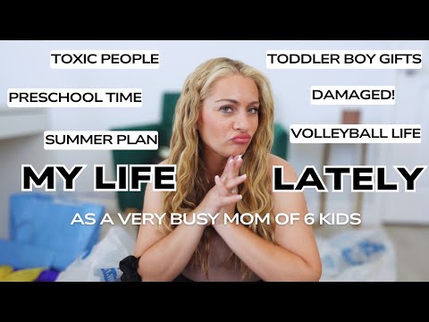 Mom Life Lately + The Exhausting Life of a Sports Mom with 6 Kids