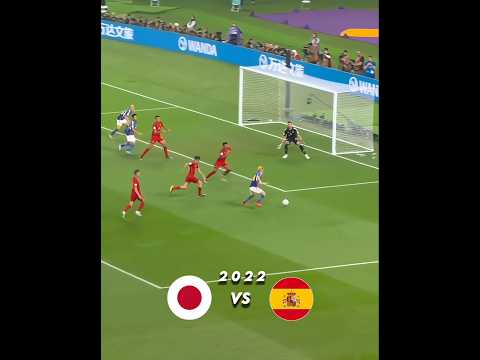 Japan Spain World Cup.🔥