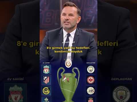 Hedefimiz ilk 24'e girmek l Okan Buruk