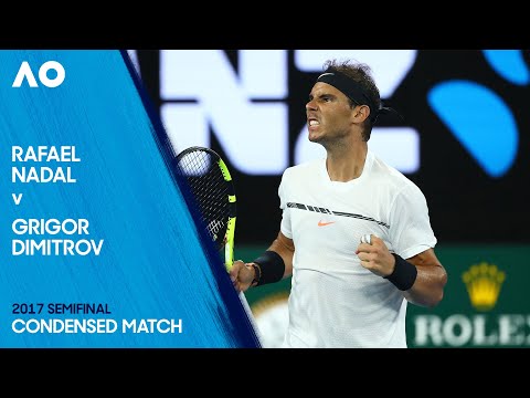 Rafael Nadal v Grigor Dimitrov Condensed Match | Australian Open 2017 Semifinal