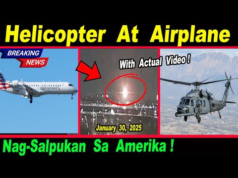 SAL-PU-KAN ng Helicopter At Eroplano Sa U.S , Kuha Sa  CCTV!