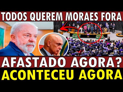 AFASTADO AGORA!! AGORA TODOS QUEREM MORAES FORA! BOLSONARO AVISOU